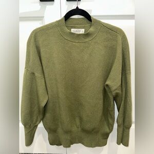 Abercrombie & Fitch Sage Green Crewneck Sweater